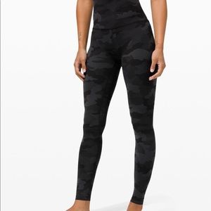 Super high rise Align black camp pants